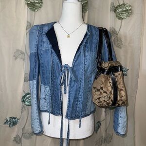 La Vie True Vintage Soft Jean cardigan 90’s